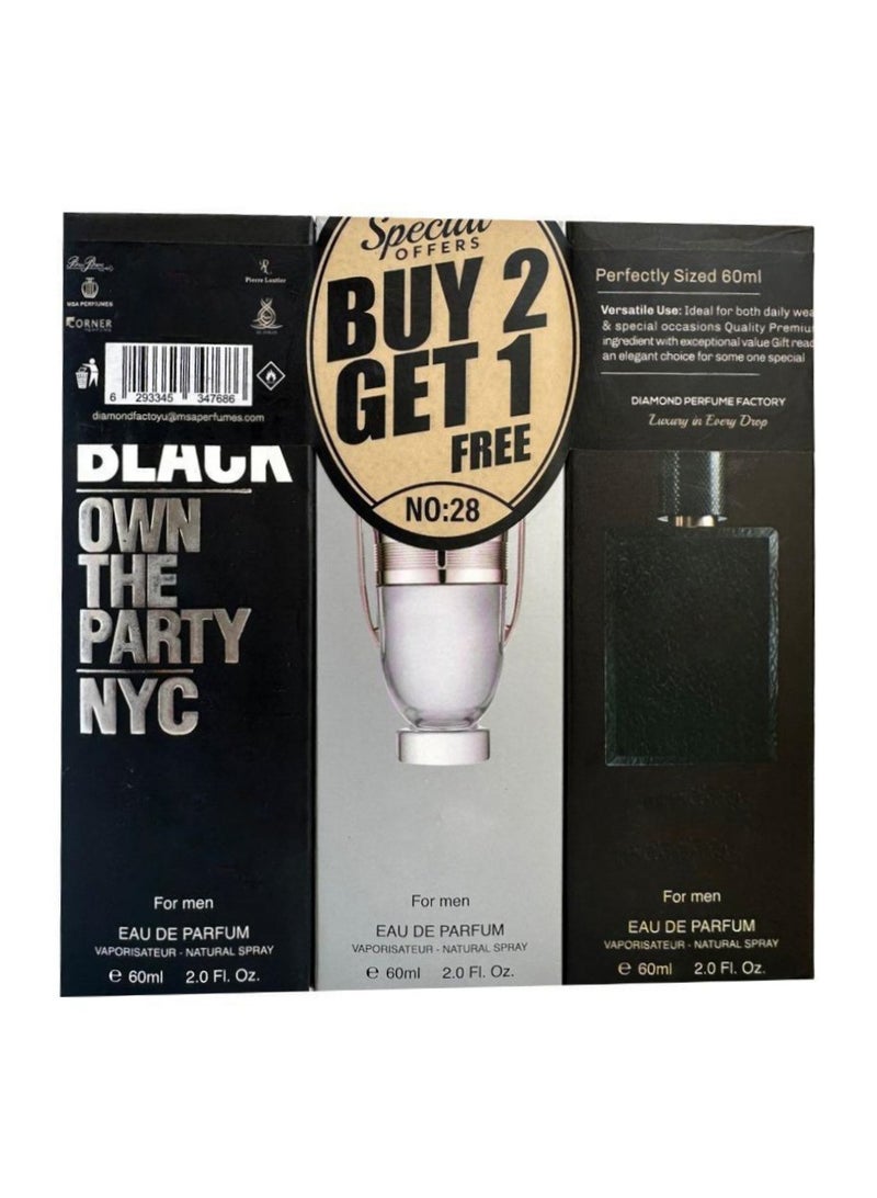 Special Offer Buy 2 Get 1 Free NO.28 For Men